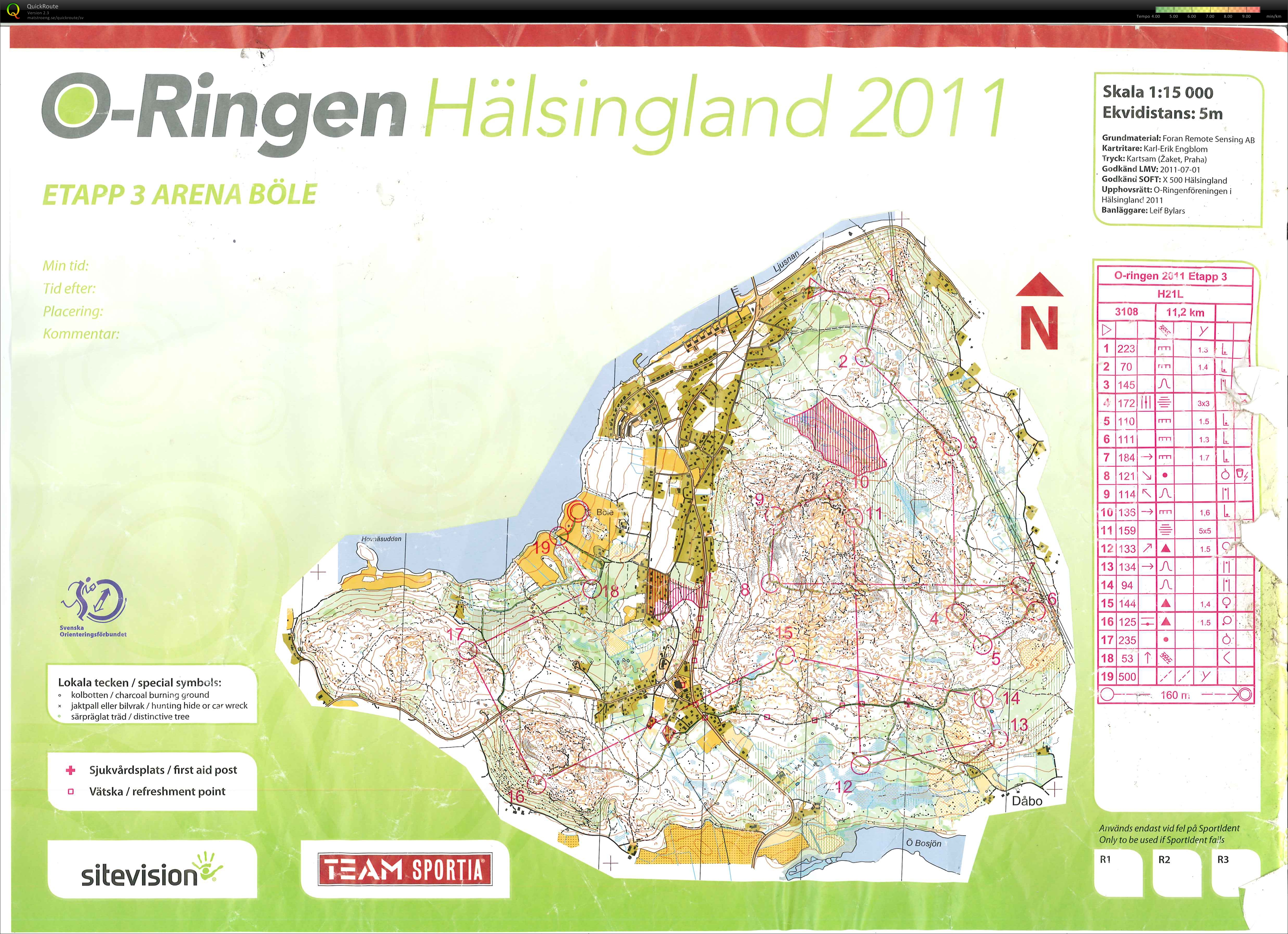Karta från O-ringen E3