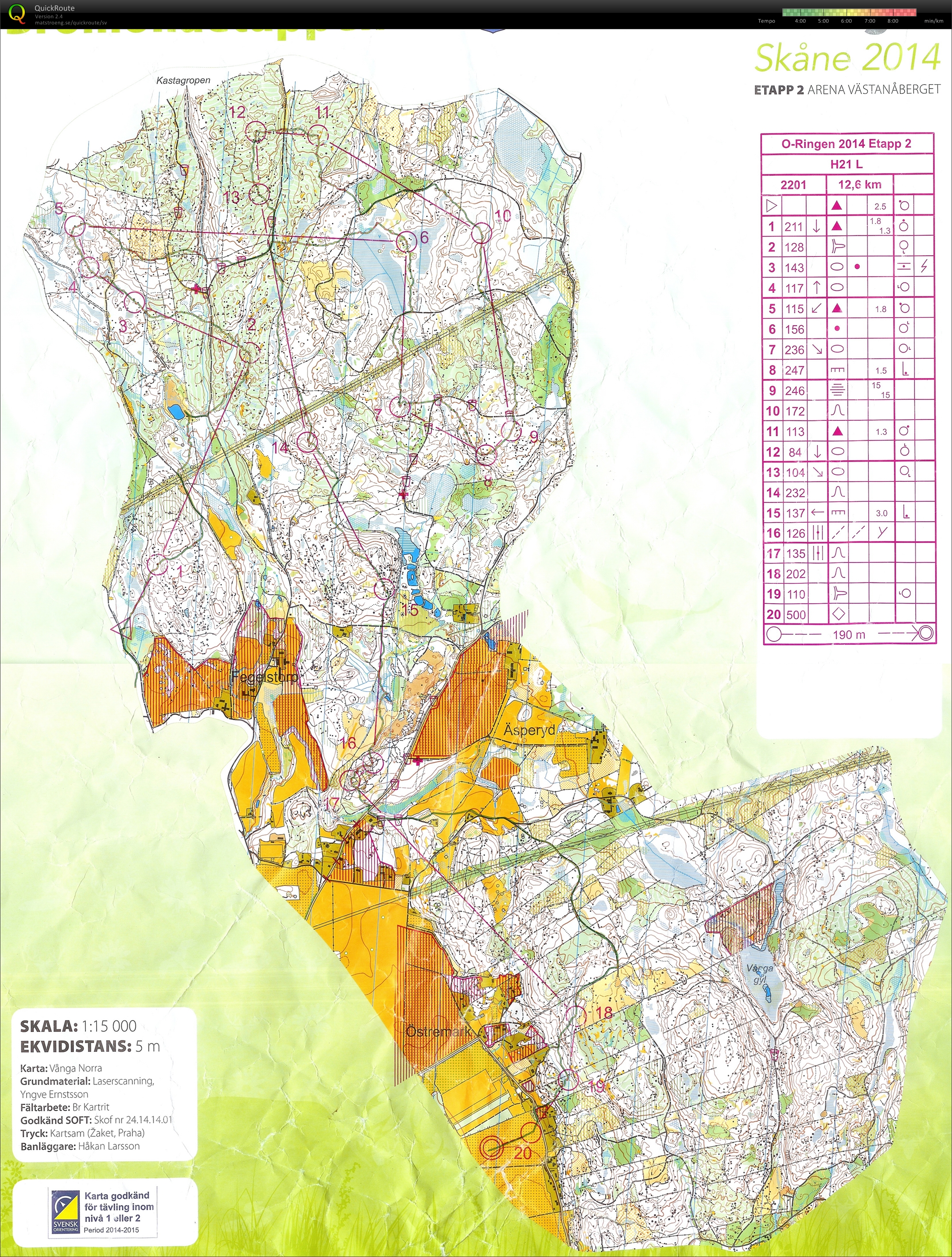 Karta från O-ringen E2