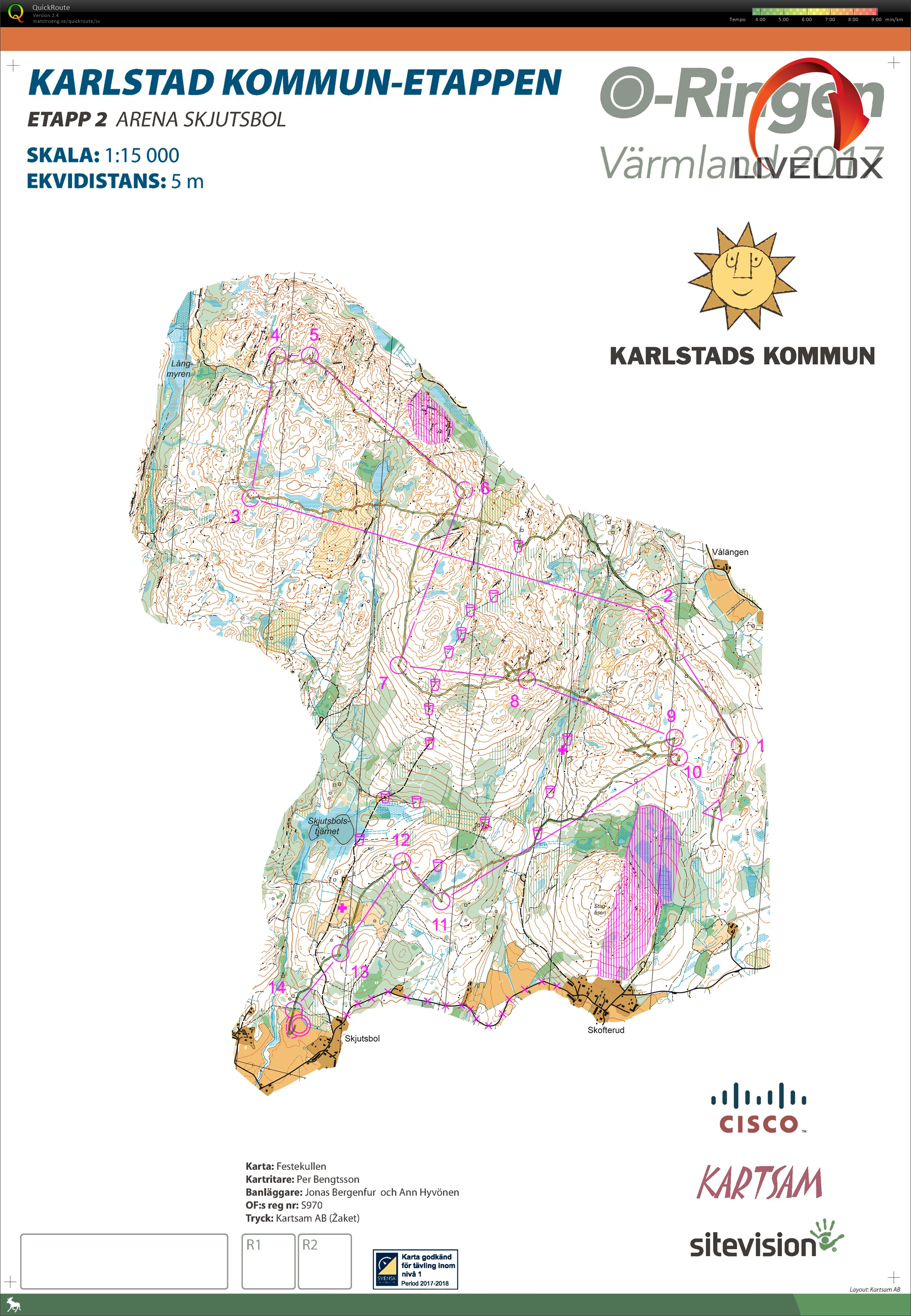 Karta från O-ringen E2