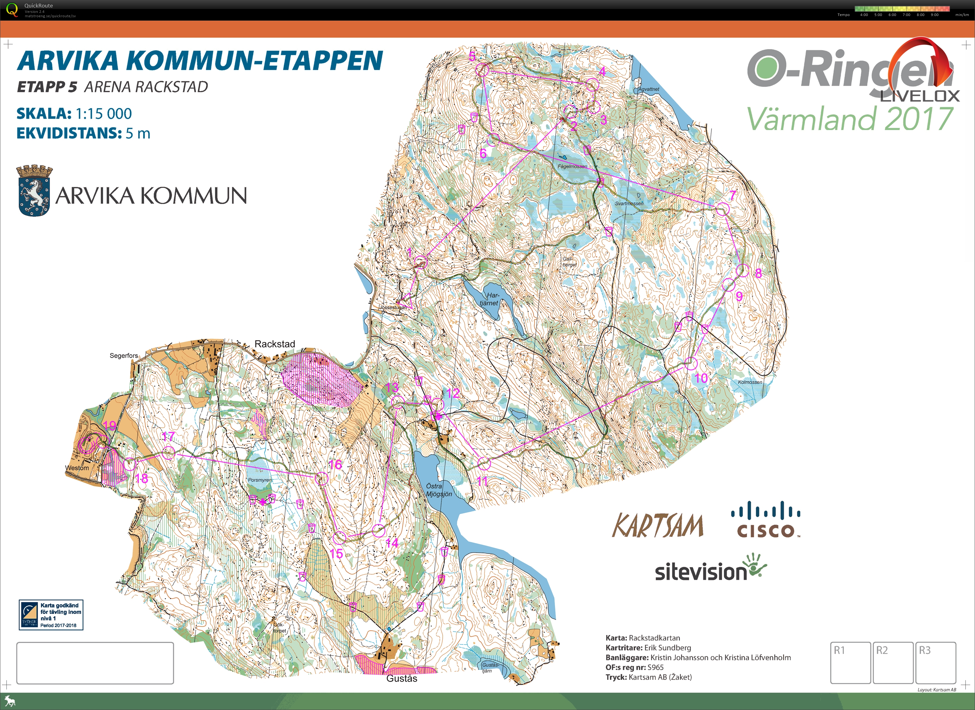 Karta från O-ringen E5