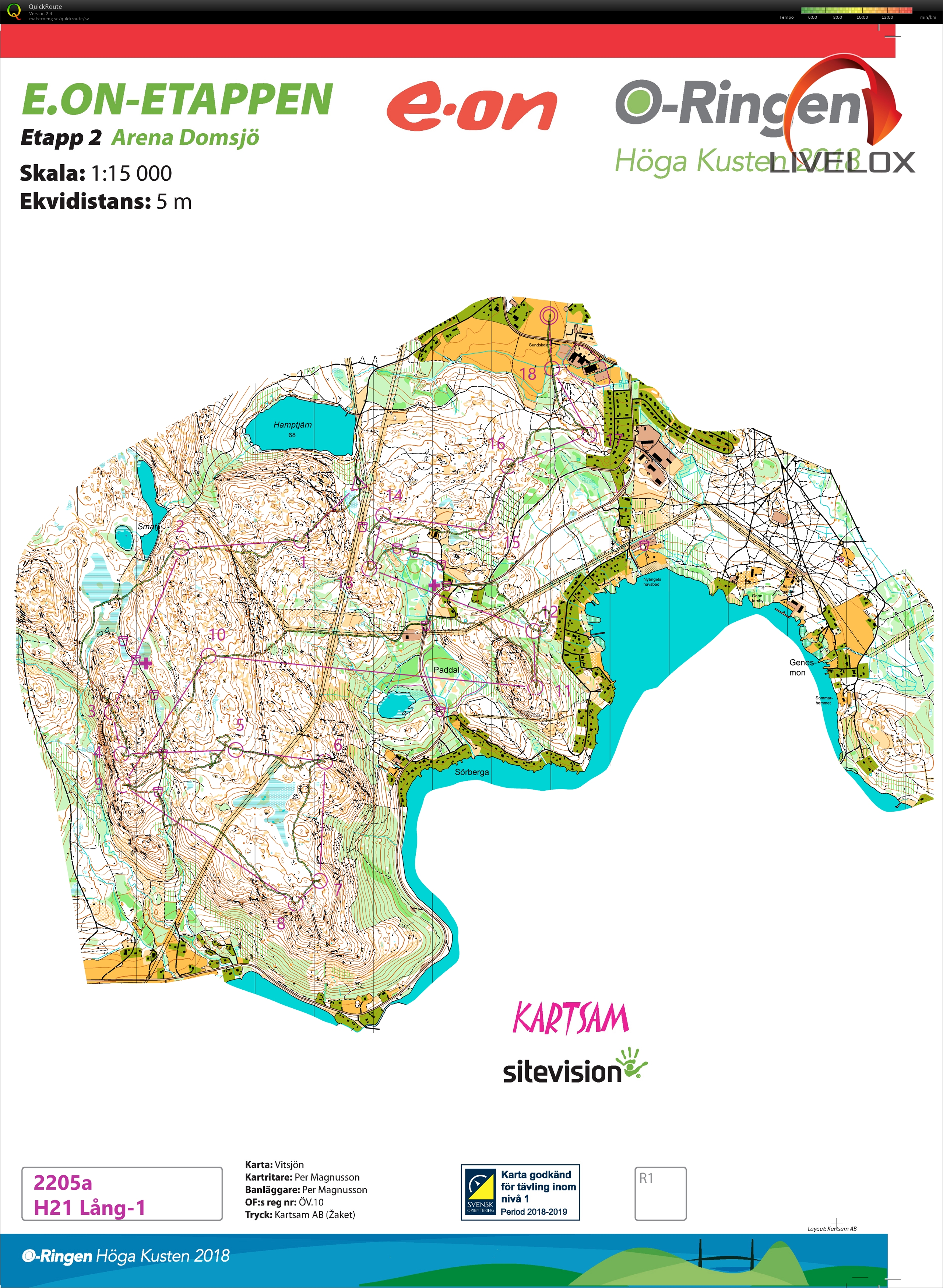 Karta från O-ringen E2